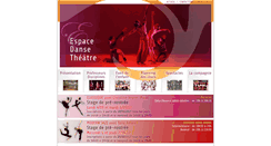 Desktop Screenshot of espace-danse-theatre.com